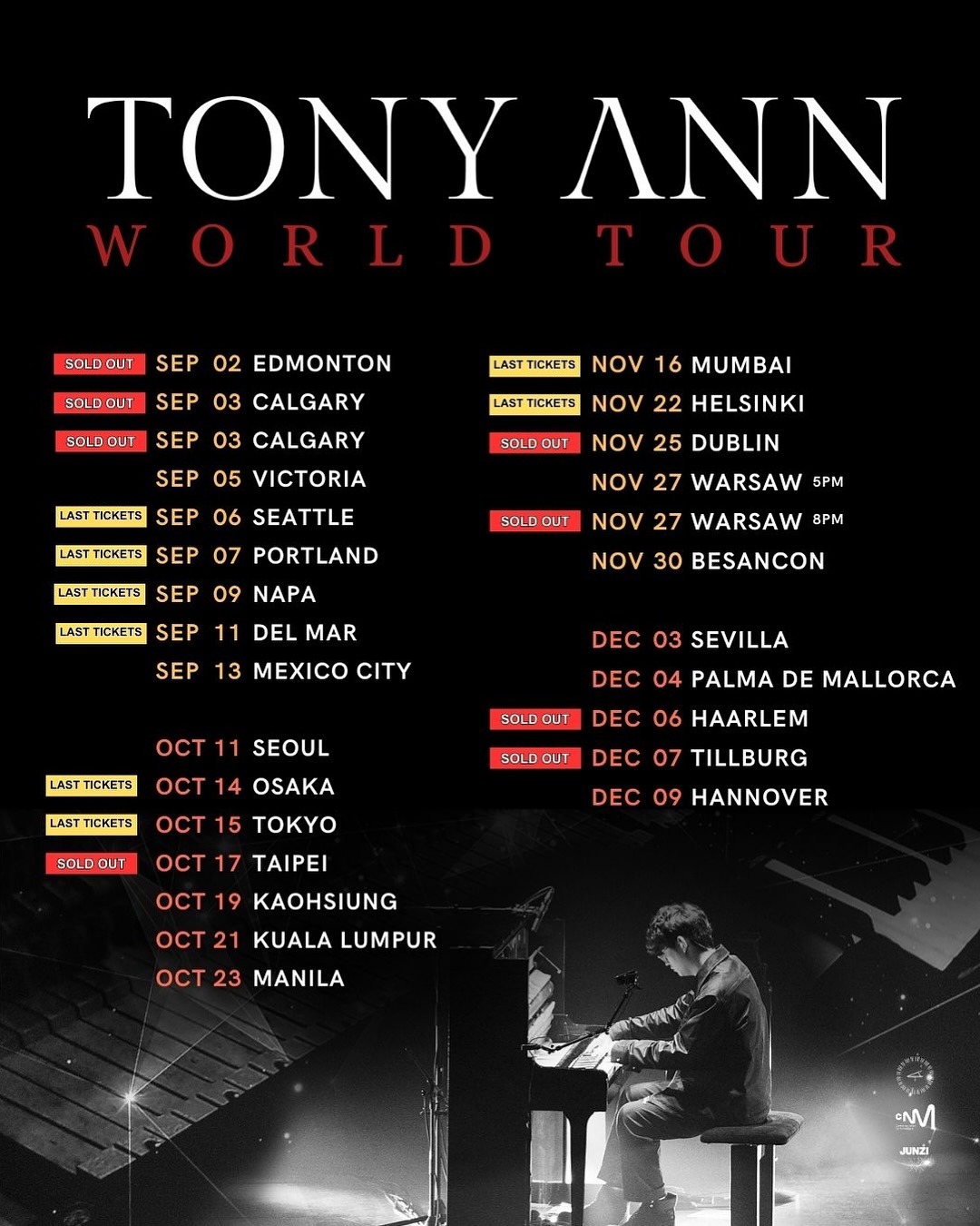 Tony Ann Tour Poster 2025
